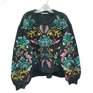 Alice + Olivia Sweater with Floral Embroidery